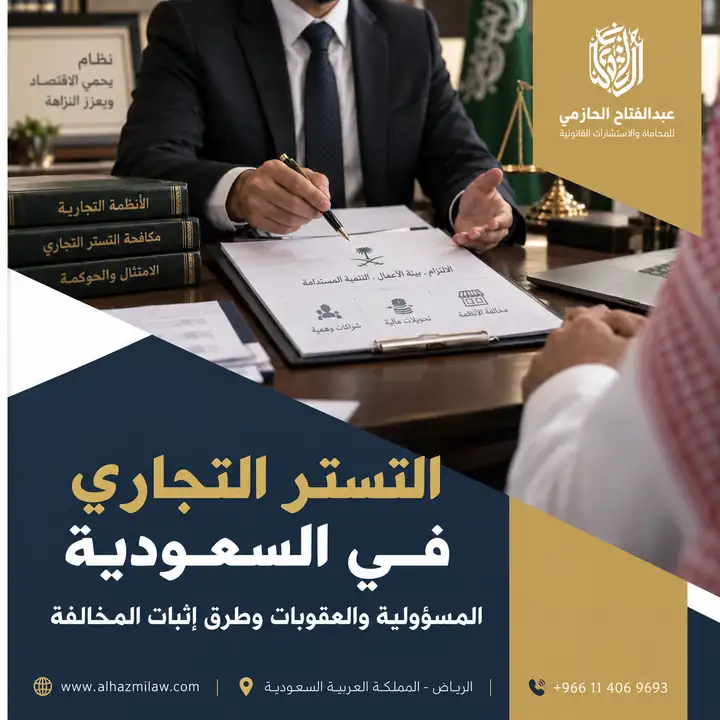 التستر التجاري في السعودية: المسؤولية والعقوبات وطرق إثبات المخالفة 2026
