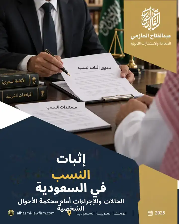 إثبات النسب في السعودية: الحالات والإجراءات أمام محكمة الأحوال الشخصية 2026